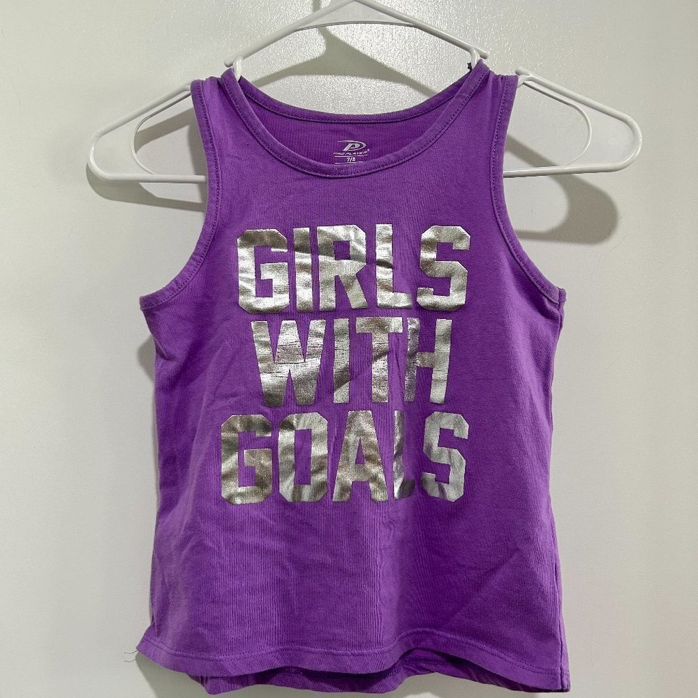 Girl's Pro Player graphic tank Size 7/8